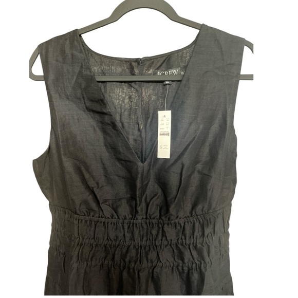 NWT J. Crew Hyacinth dress in cotton poplin Size L - Picture 9 of 11